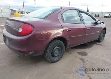 2000 Dodge Neon Highline from USA, damaged, VIN 1B3ES46C0YD780841